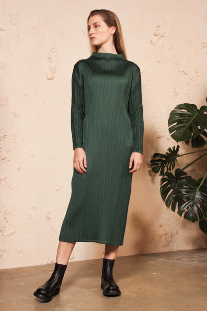 Green Long Sleeve Dress