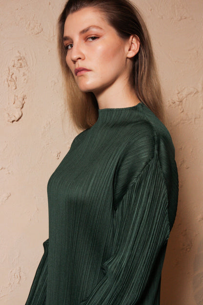 Green Long Sleeve Dress