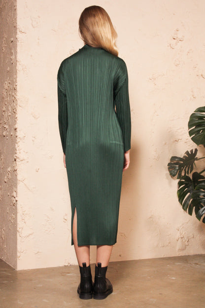 Green Long Sleeve Dress