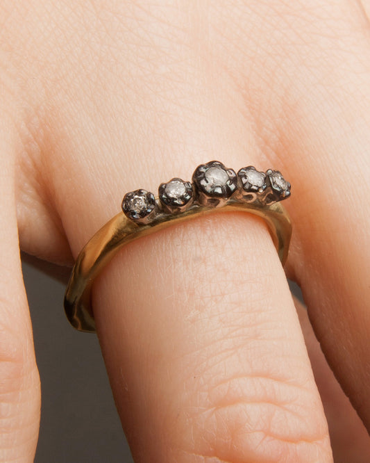 Poppy III Diamond Copper Ring