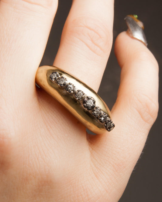 Brendon Diamond Copper Ring