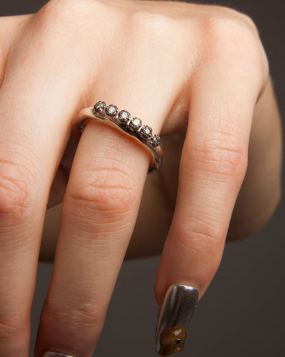 Poppy Icy Grey Diamond Ring