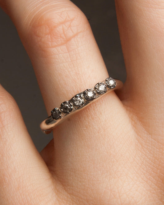 Poppy Icy Grey Diamond Ring
