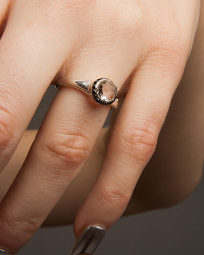 Belquis Black Diamond Topaz Ring