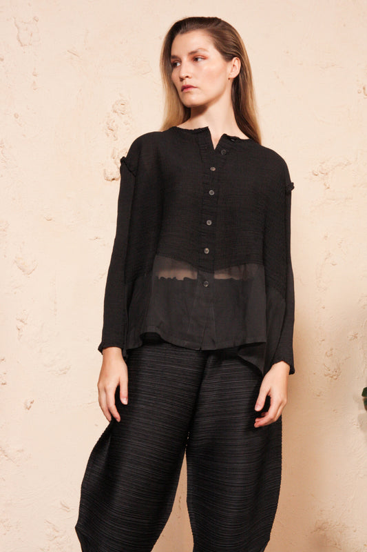 Crepe Blouse Black