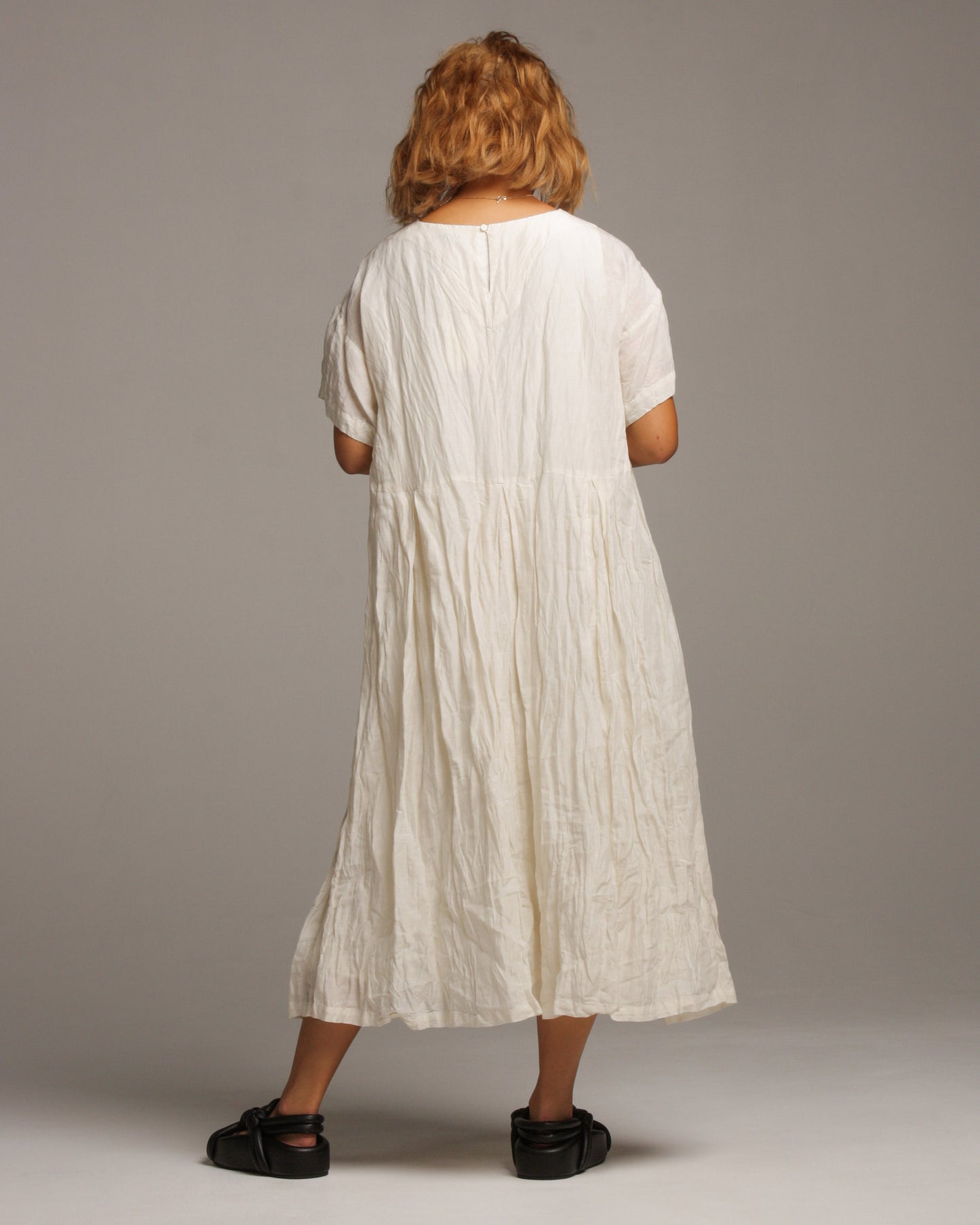 Ivory Tunic Linen Dress