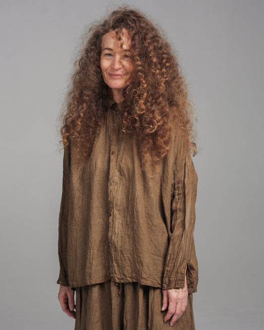 Doro Hand Dyed Linen Shirt