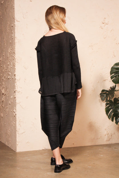 Crepe Blouse Black