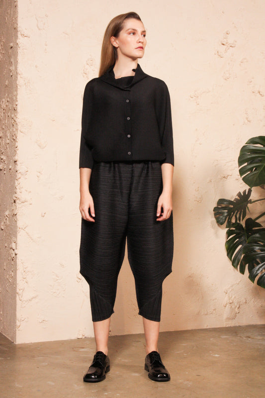 Dolman Micropleated Cardigan