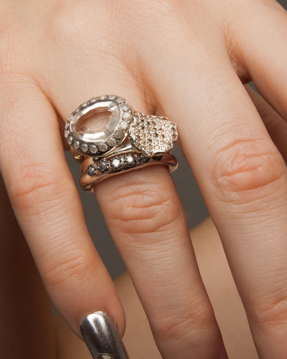 Poppy Icy Grey Diamond Ring