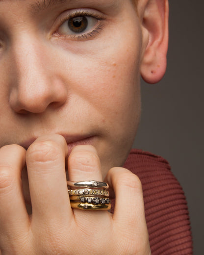 Poppy III Diamond Copper Ring