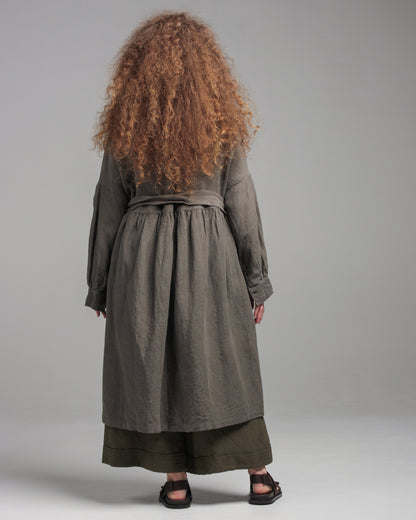 Linen Kotohiradaki Robe