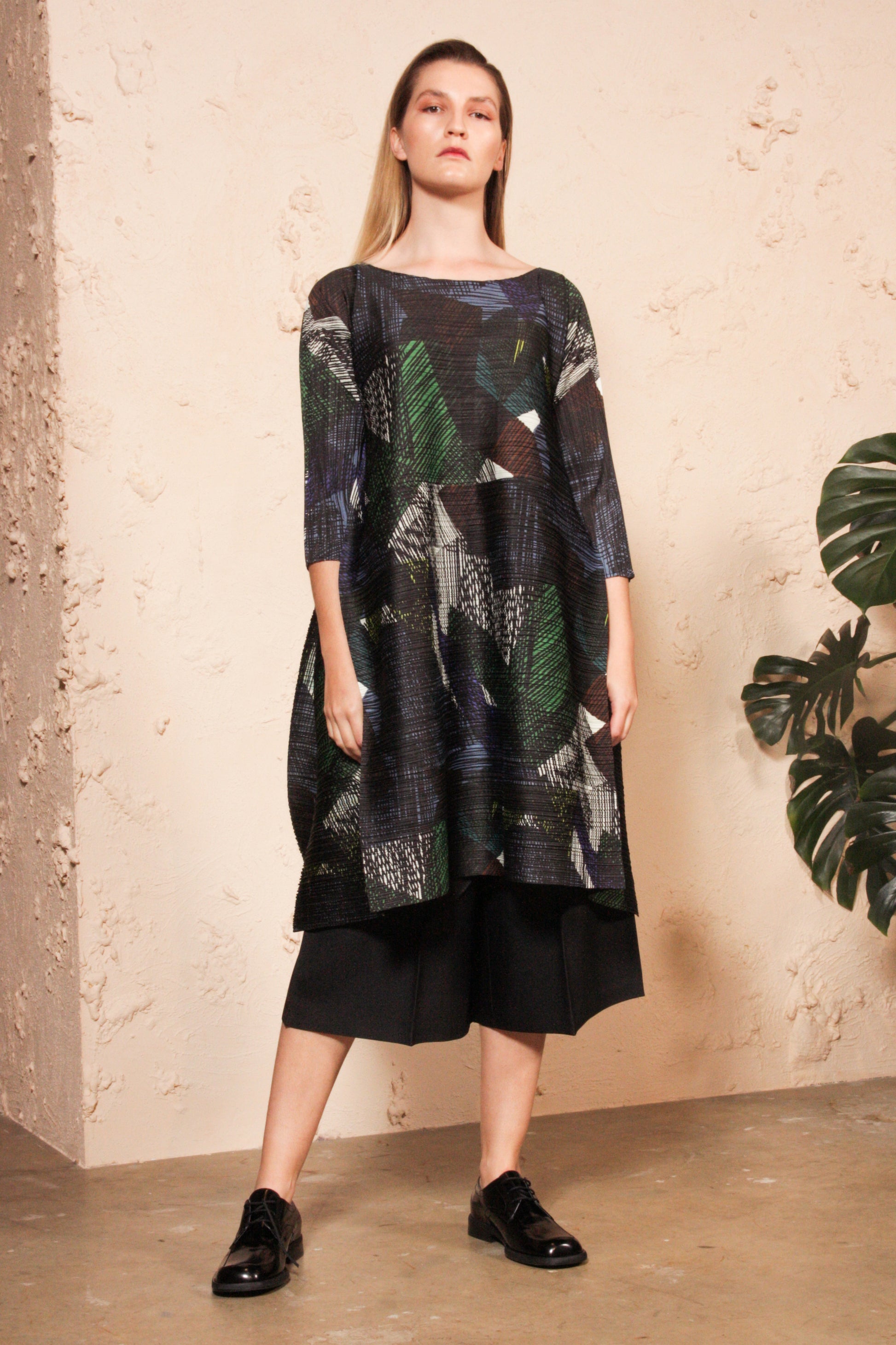 Andante Printed Dress – Dilettante