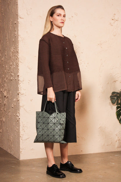 Crepe Blouse Brown