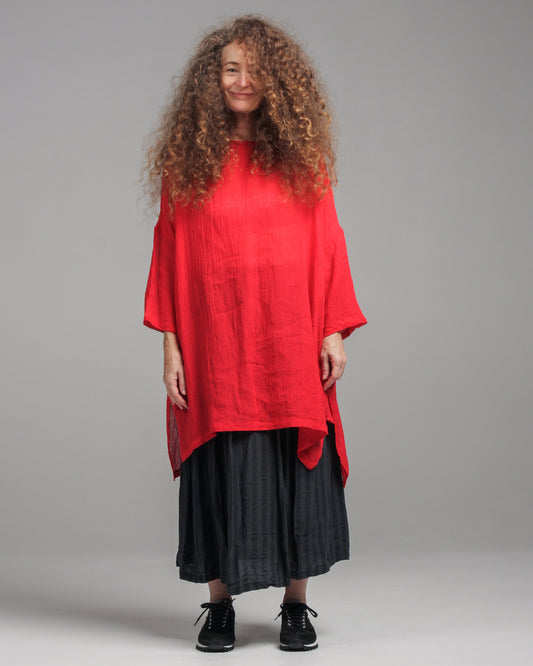 Linen Tunic Red