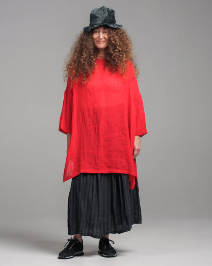 Linen Tunic Red