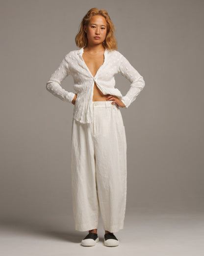 Ivory Loom Pants