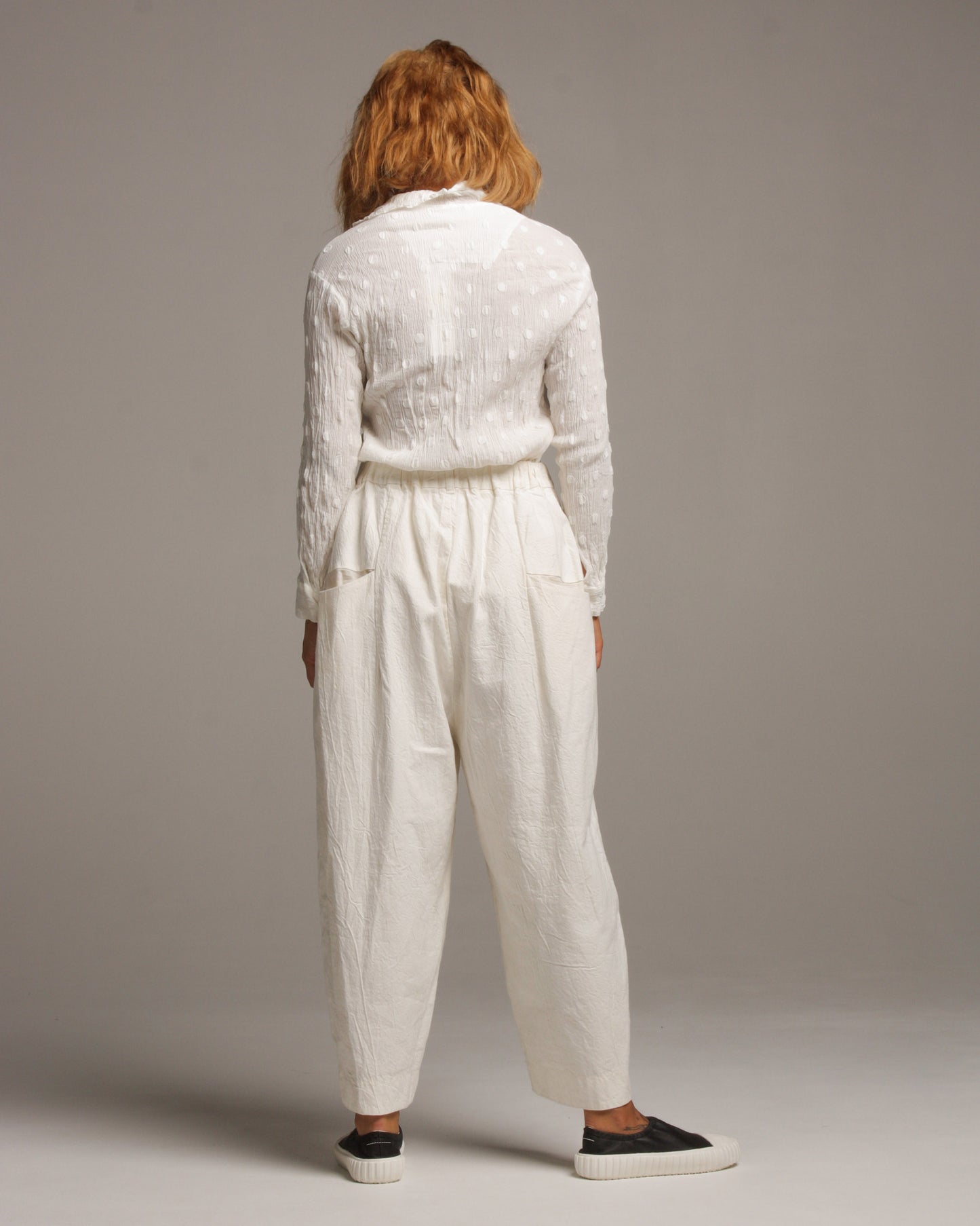 Ivory Loom Pants