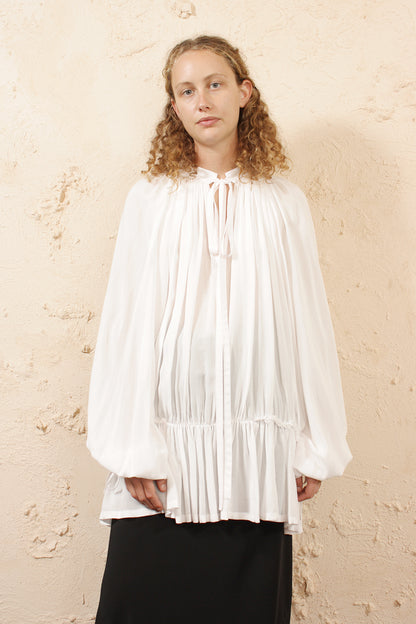 Rosy Peasant Blouse