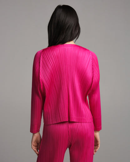 Collarless Pink Shirt