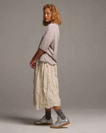 Natural Corrugated Skirt