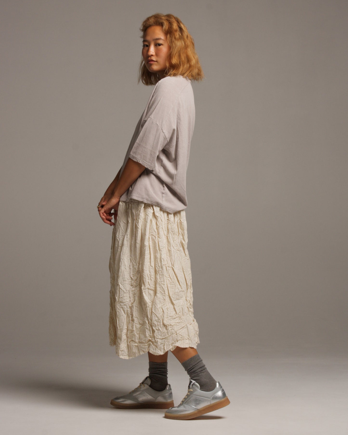 Natural Corrugated Skirt