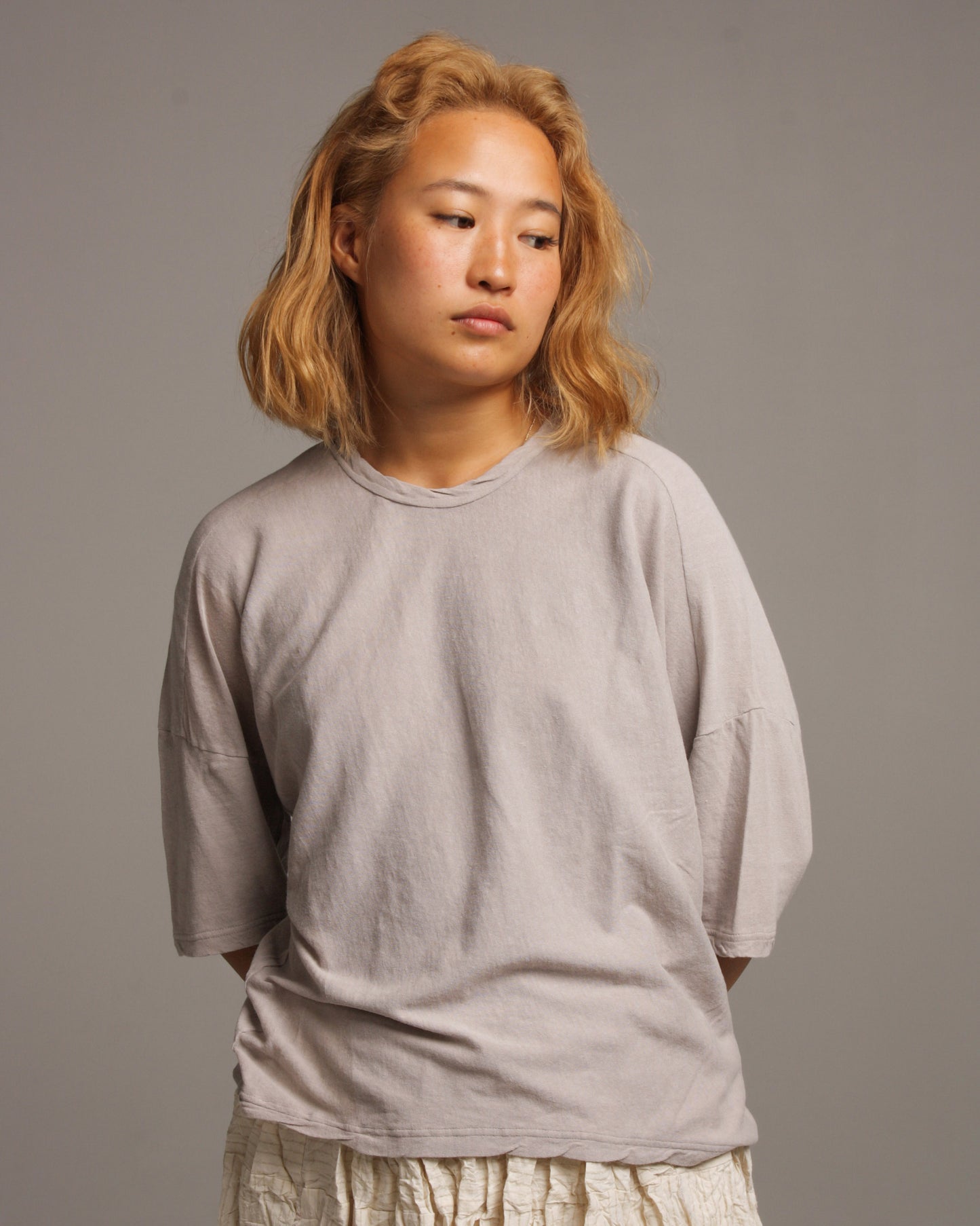Dusty Pink Basic  Pullover Tee