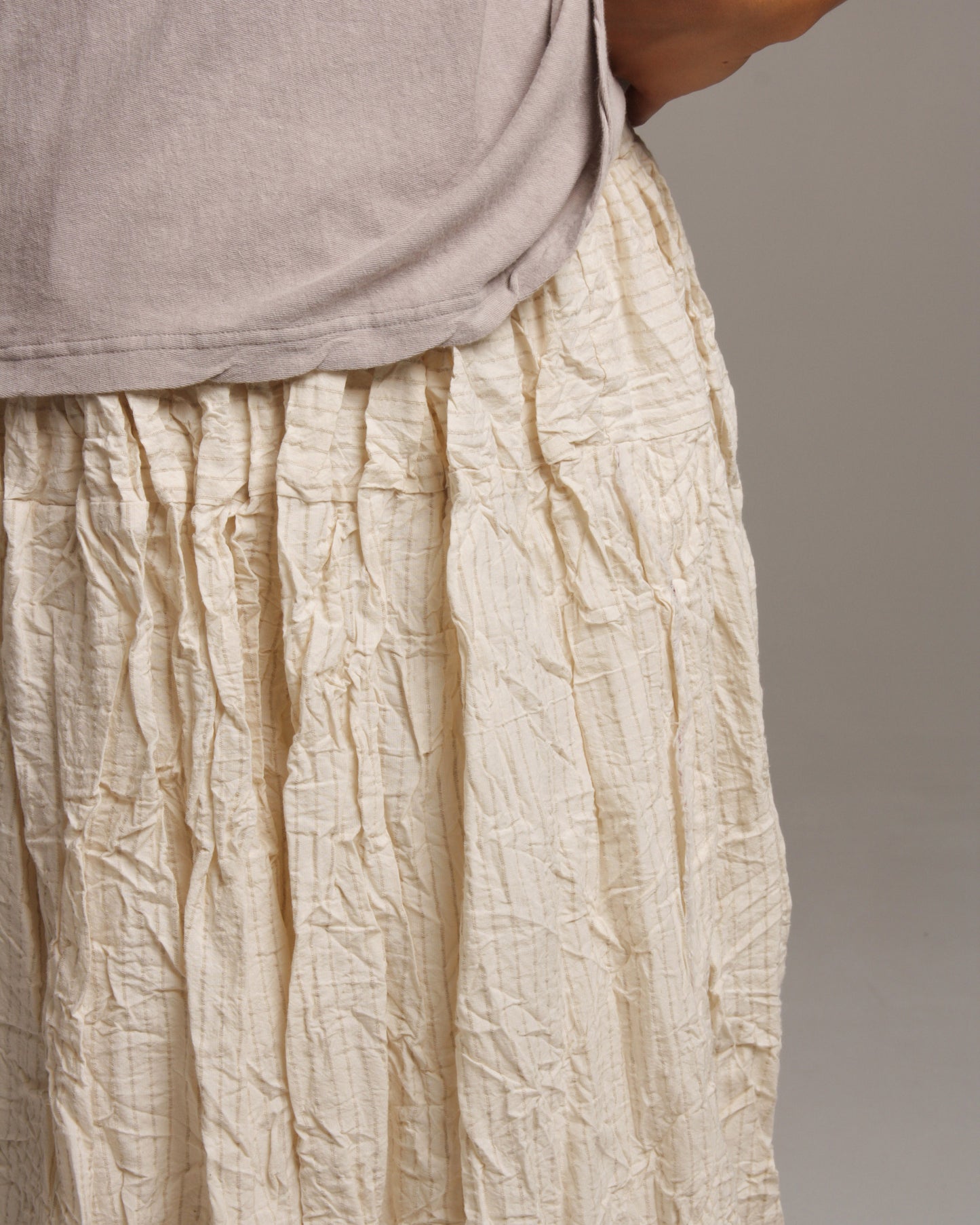 Natural Corrugated Skirt