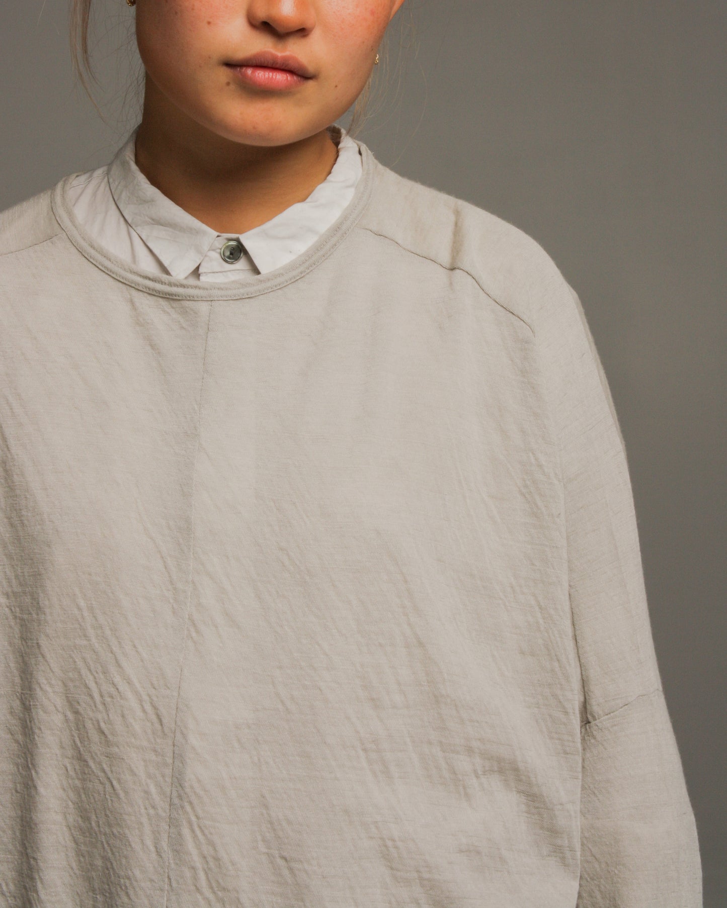 Stone Wool Knit Pullover