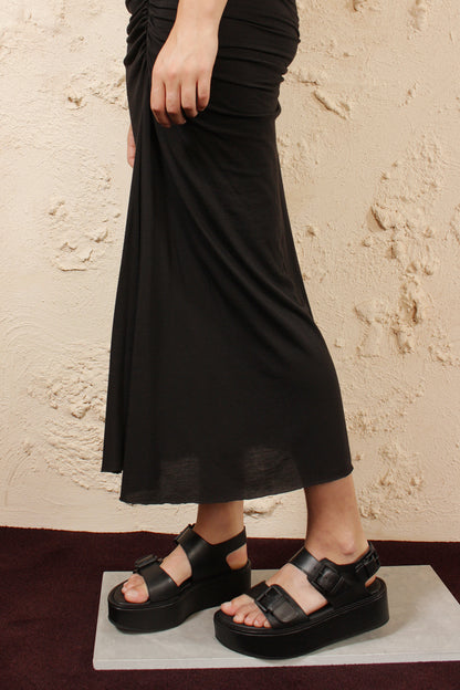 Leather Platform Sandal