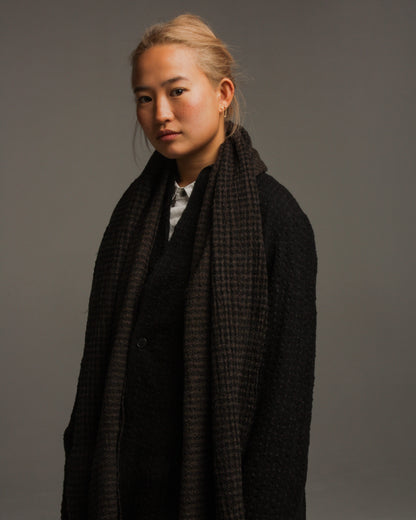 Black Woven Stole