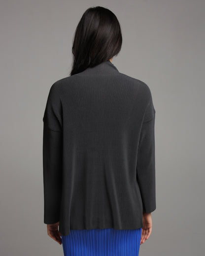 Mist Knit Charcoal Cardigan