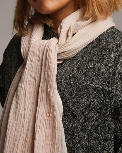 Soft Pink Linen Stole