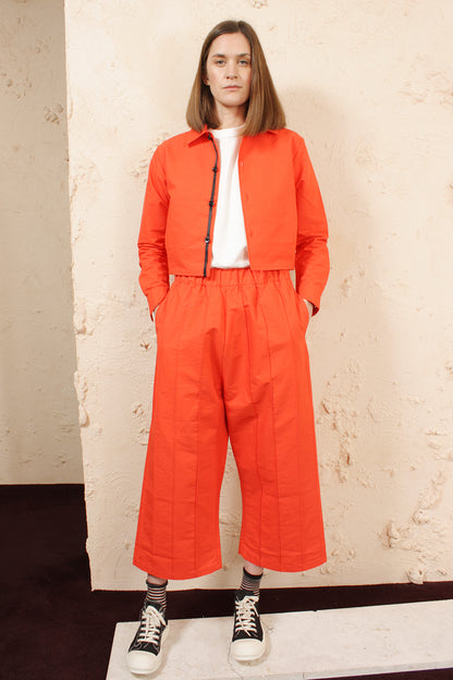 TUCK PANTS ORANGE