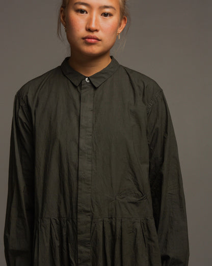 Charcoal Woven Dress