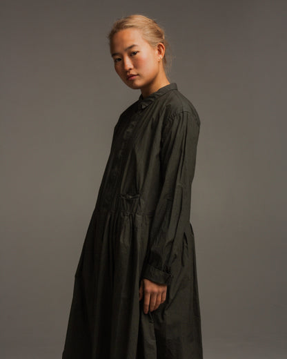 Charcoal Woven Dress