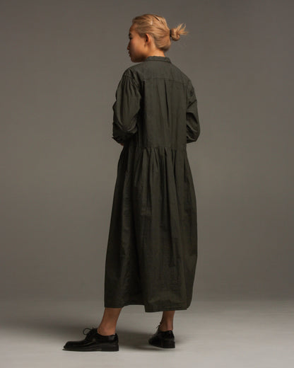 Charcoal Woven Dress