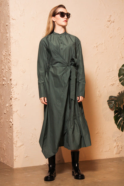 Dabbar Green Shirtdress