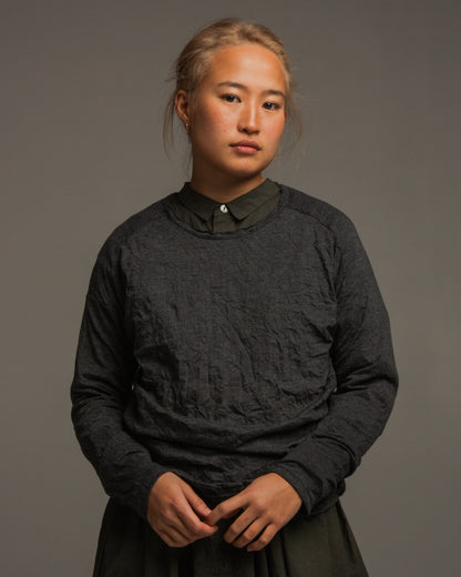 Stone Cotton Knit Pullover