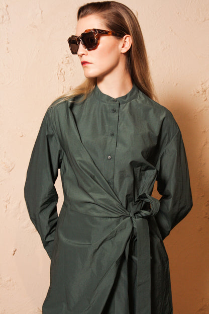 Dabbar Green Shirtdress
