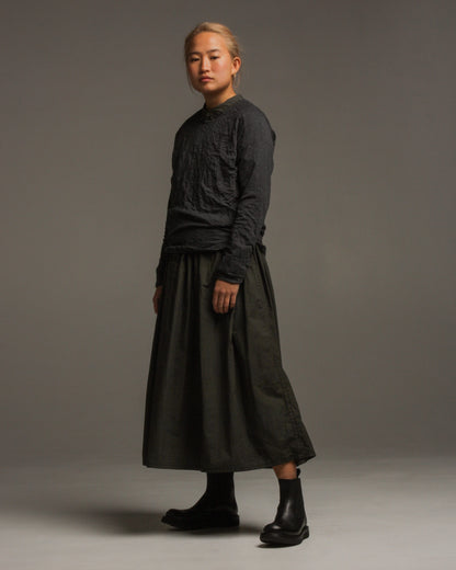 Stone Cotton Knit Pullover