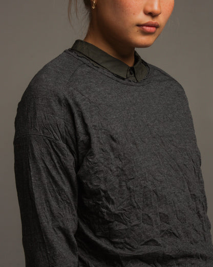 Stone Cotton Knit Pullover