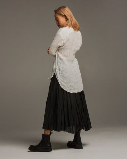 Off White Woven Blouse