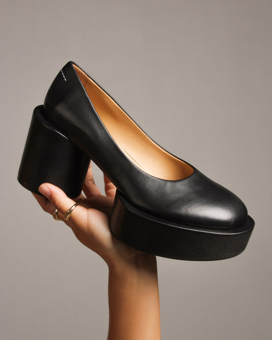 Platform Court Shoe