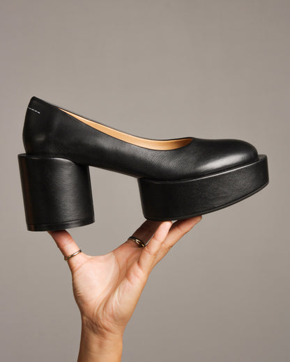 Platform Court Shoe