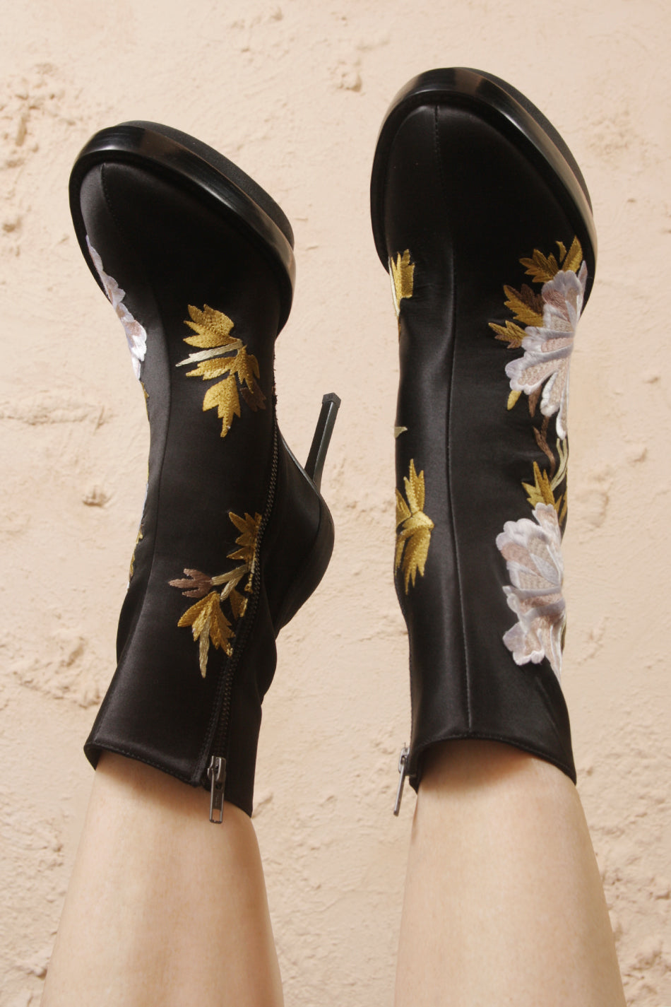 Satinel Embroidered Shoes