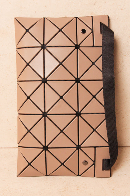 Lucent Matte Cross Body Beige