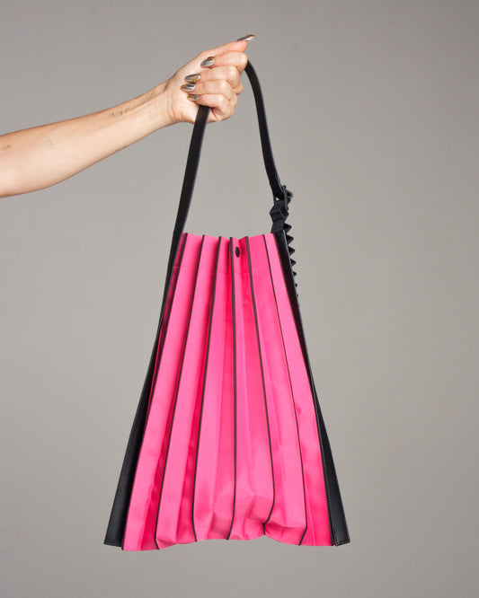 Pink Accordion Bag