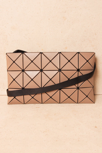 Lucent Matte Cross Body Beige