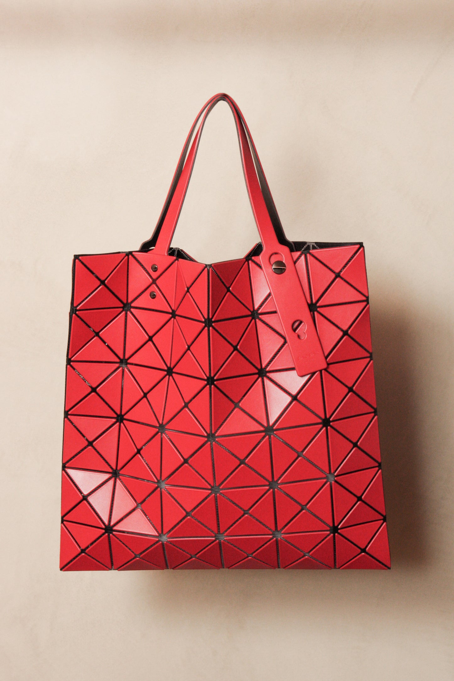 Lucent Matte Tote Red
